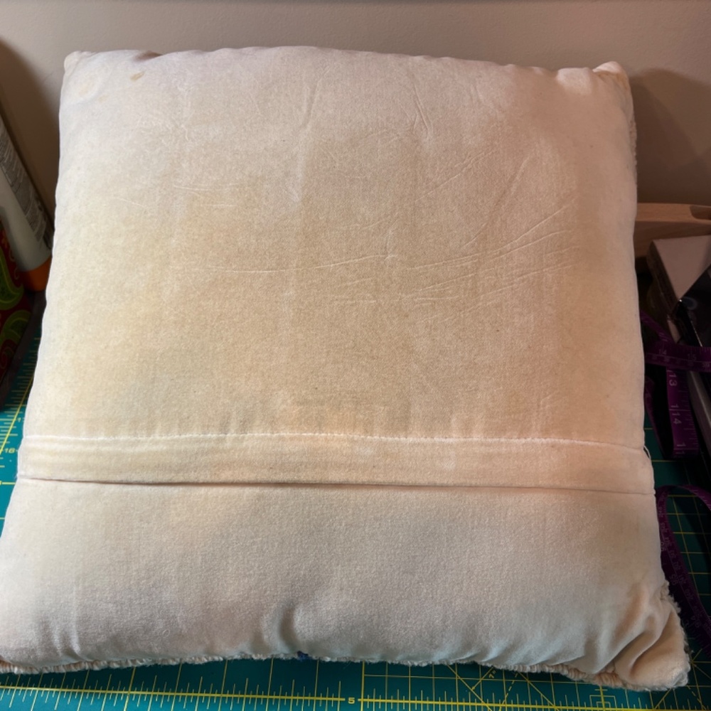 4-Corners Punch-Needle Pillow - Picture 2 of 2